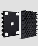 ISOSORB 2" Pro <br>2”X12”X12” Convoluted Acoustic Foam<br>With Double-Sided Acrylic Tape<br>